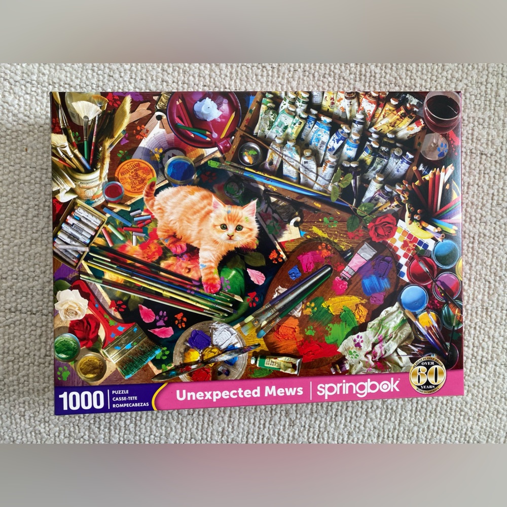 Artistic kitty— 1000 piece puzzle